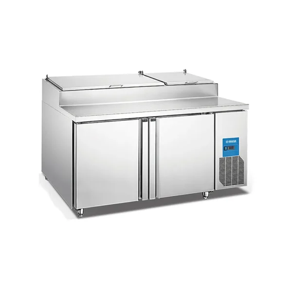 Mesa para Preparacion de Pizzas de 2 Puertas 560 Lts.
