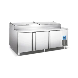 Mesa para Preparacion de Pizza de 3 Puertas 770 Lts.