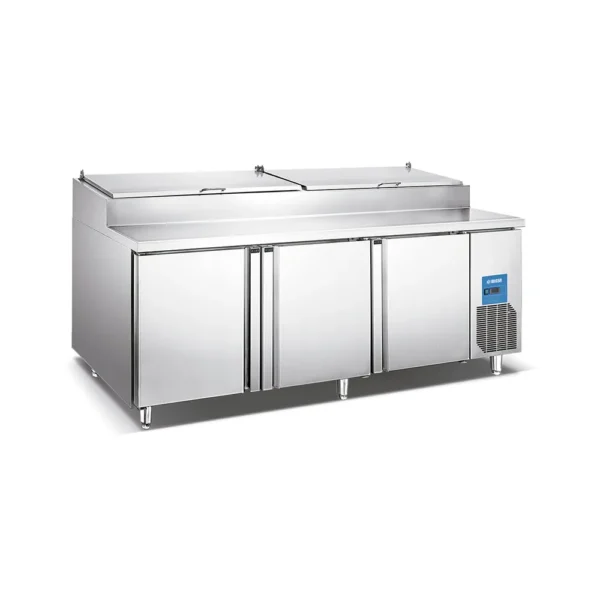 Mesa para Preparacion de Pizza de 3 Puertas 770 Lts.