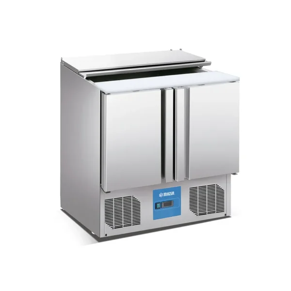 Barra Fria para Ensaladas de 2 Puertas 230 Lts.