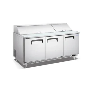 Mesa Fria para Ensaladas de 3 Puertas 510 Lts.
