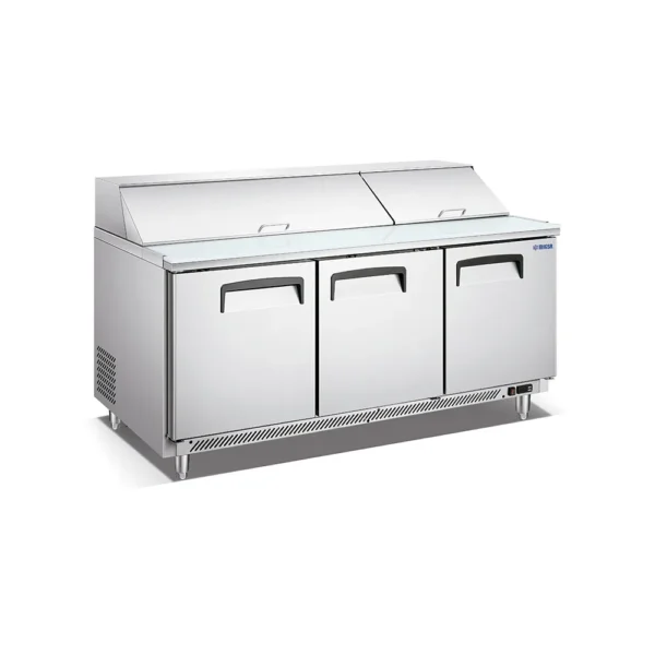 Mesa Fria para Ensaladas de 3 Puertas 510 Lts.