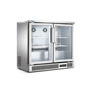 Refrigerador Contra Barra de 2 Puertas de Cristal de 250 Lts.