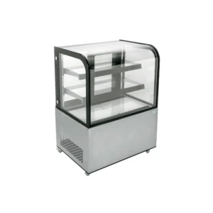 Vitrina Exhibidora Refrigerada de Piso con Cristal Curvo