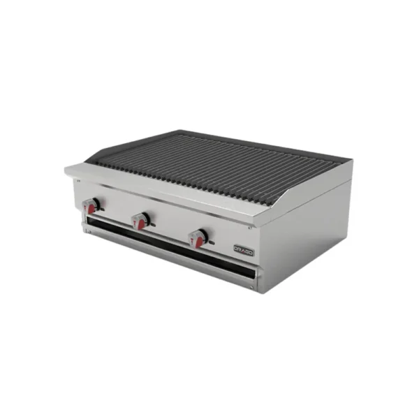 Asador Radiante a Gas  con 3 Quemadores