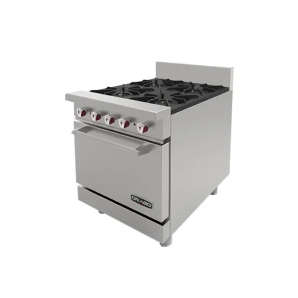 Estufa con 4 Quemadores y Horno