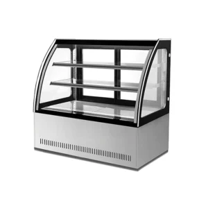 Vitrina Refrigerada Exhibidora Cristal Curvo. 120 cm. 306 Lt / 10.8 pies - 110 V