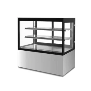 Vitrina Refrigerada Exhibidora de Cristal Recto 110v 530 Lts.
