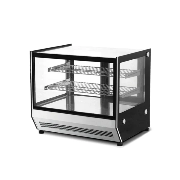 Vitrina Refrigerada Exhibidora de Cristal Recto 95 Kg.