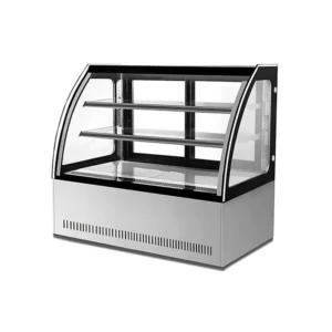 Vitrina Refrigerada Exhibidora de Cristal Curvo 310 Kg.