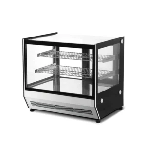 Vitrina Refrigerada Exhibidora de Cristal Recto 75 Kg.