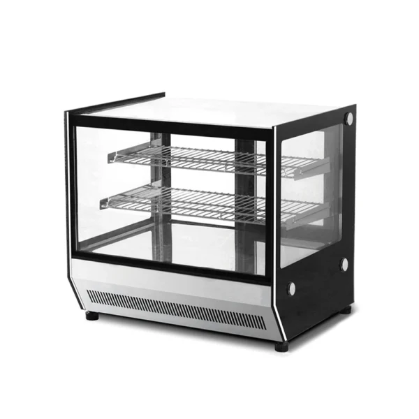 Vitrina Refrigerada Exhibidora de Cristal Recto 75 Kg.