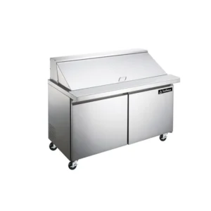 Mesa de Preparación para Ensaladas 2 Puertas Sólidas