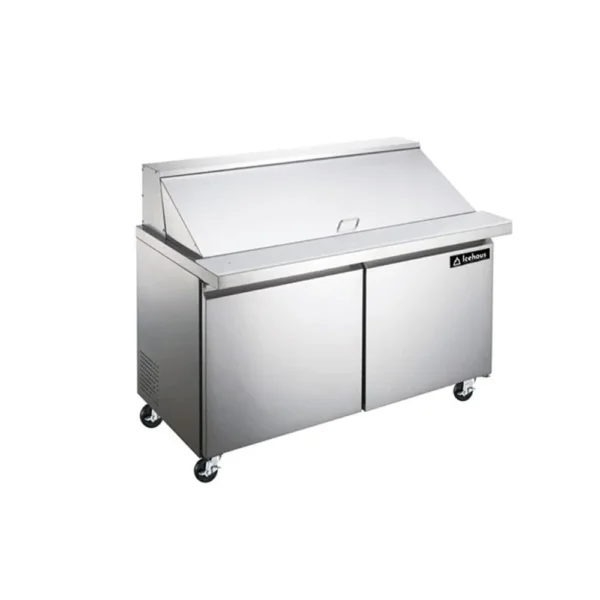 Mesa de Preparación para Ensaladas 2 Puertas Sólidas