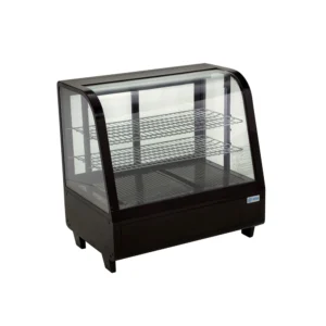 Vitrina de Exhibición Refrigerada de Cristal Curvo 0 a 12 °C