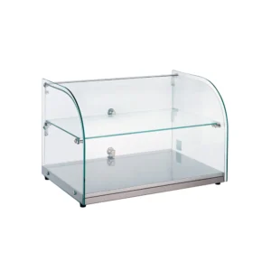 Vitrina Exhibidora Neutra Cristal Curvo