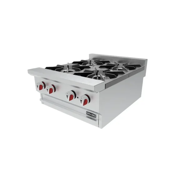 Parrilla de 4 quemadores