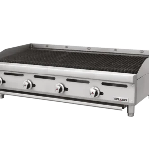 Asador radiante a gas 4 quemadores AG-4R