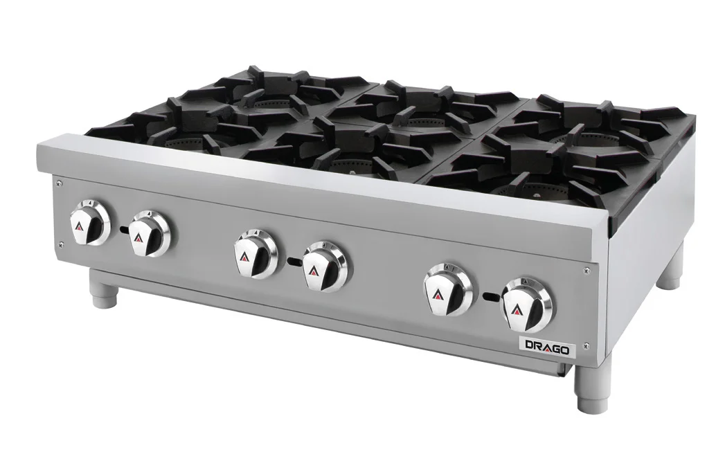 Parrilla 6 quemadores CG-60 gnpa-600-V gppa-600-V
