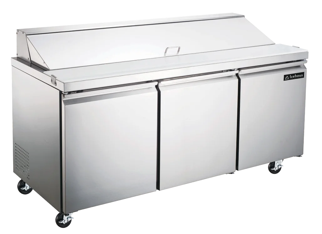Mesa para ensaladas 3 puertas ME-3P-SS-01 19 pies