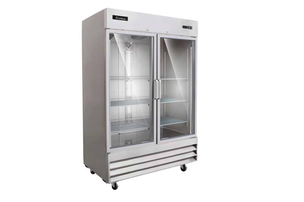 Congelador 2 puertas de cristal CV-2PC-SS-01 41 pies
