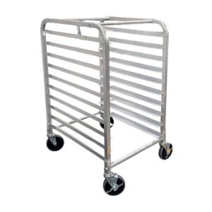MIGSA CARRO ESPIGUERO DE 10 CHAROLAS EN ALUMINIO