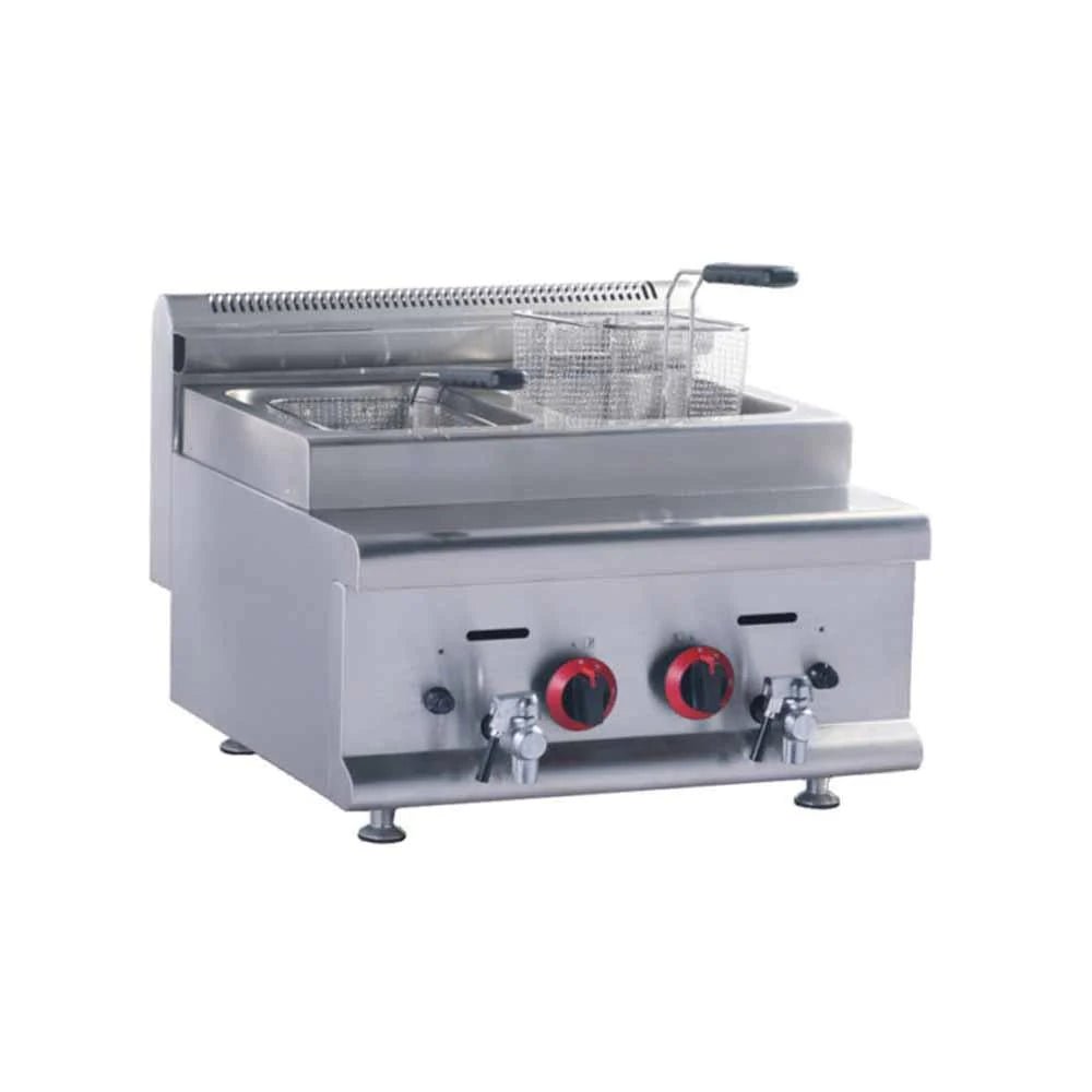 MIGSA Freidora modular de 2 tinas a gas — HGR-608