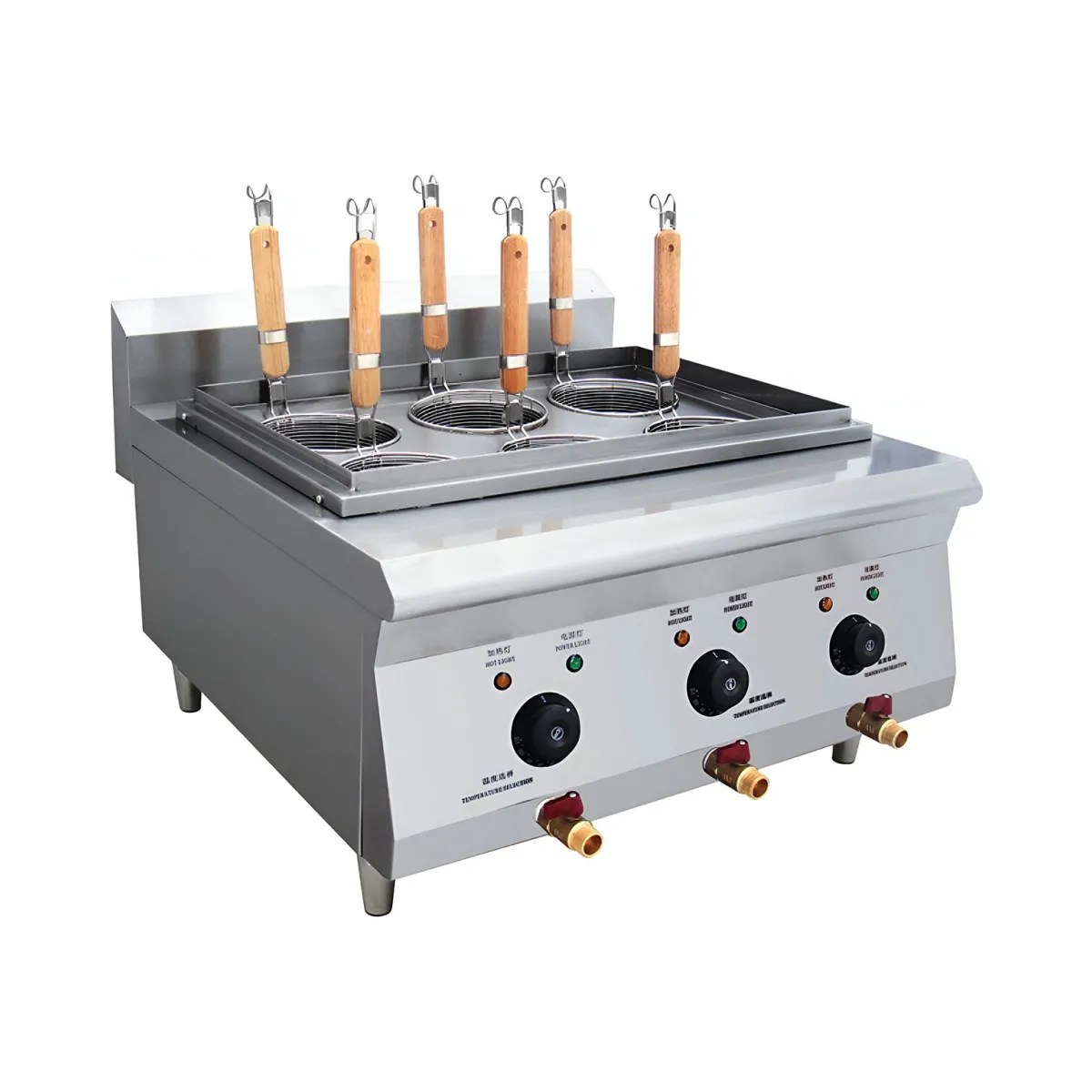 MIGSA Cocedor de pastas de 6 canastillas — BN600-E605