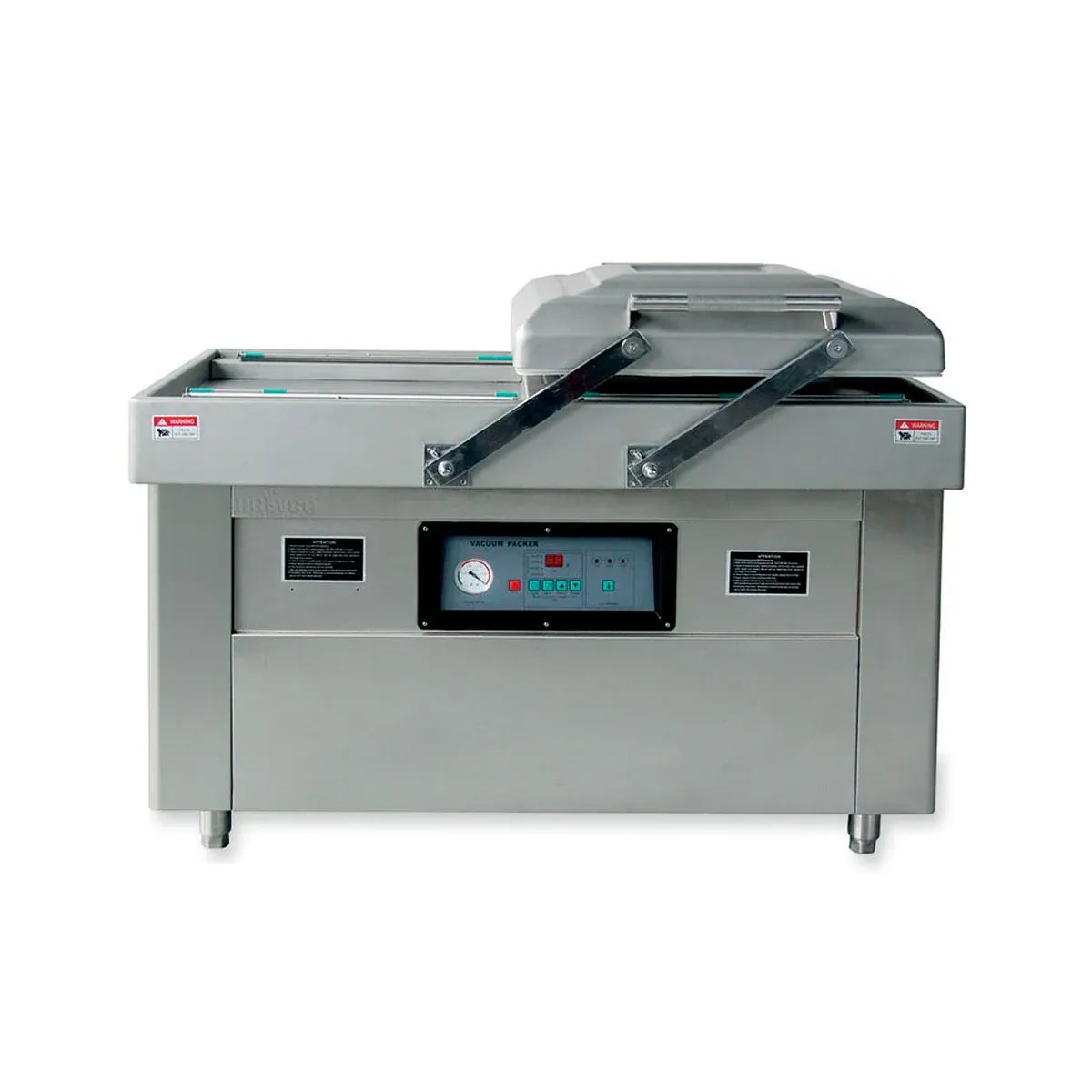 DZQ-6002SA | EMPACADORA AL VACÍO DOBLE CAMPANA CON DOBLE BARRA SELLADORA DE 60 CM