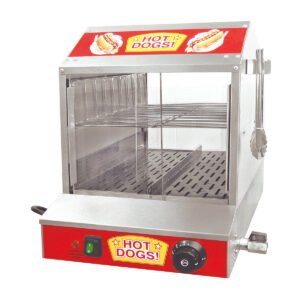 MIGSA Cocedor de salchichas y calentador de pan a vapor tipo casita — HD-1200