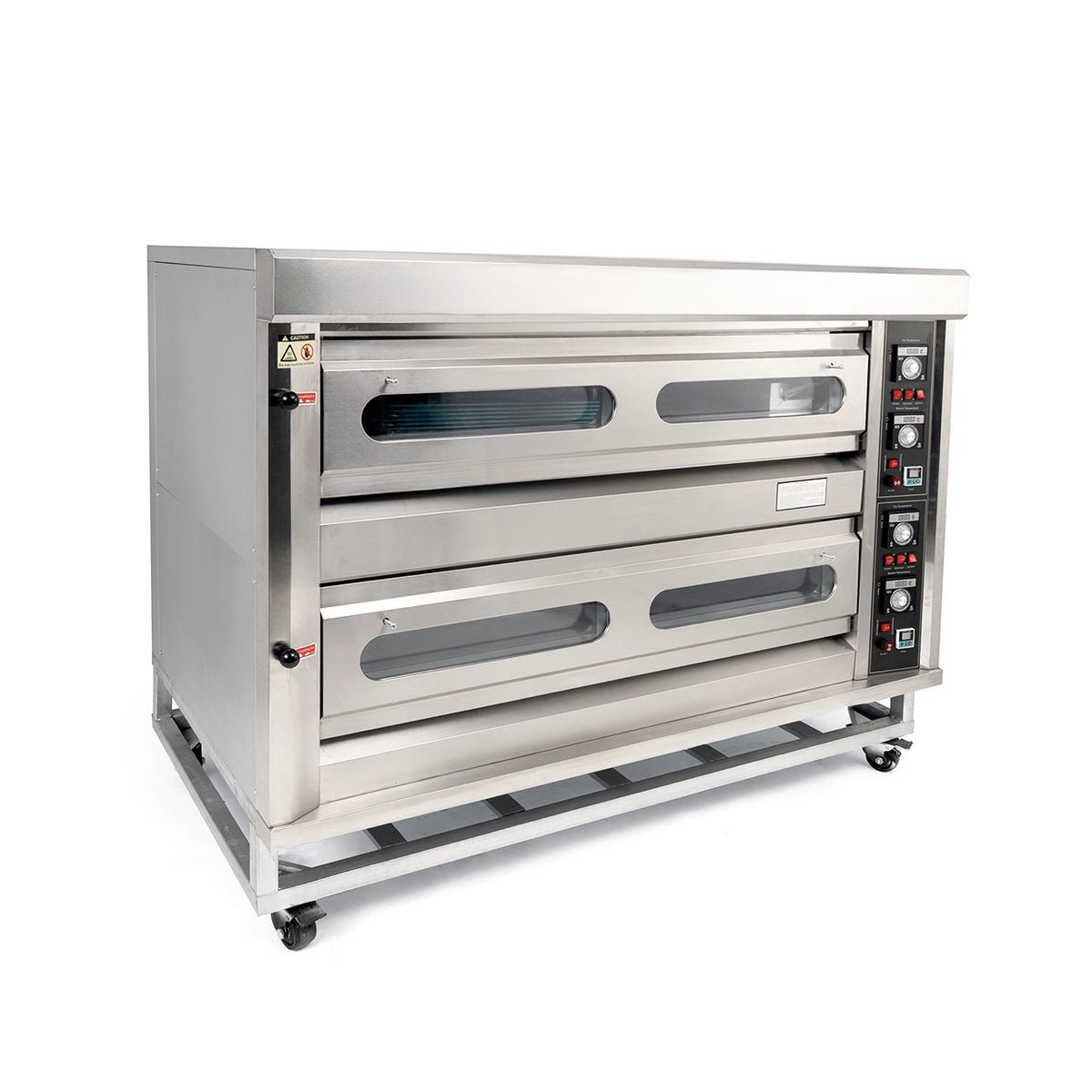 MIGSA Horno a gas de 2 secciones para 6 charolas — HGO-26