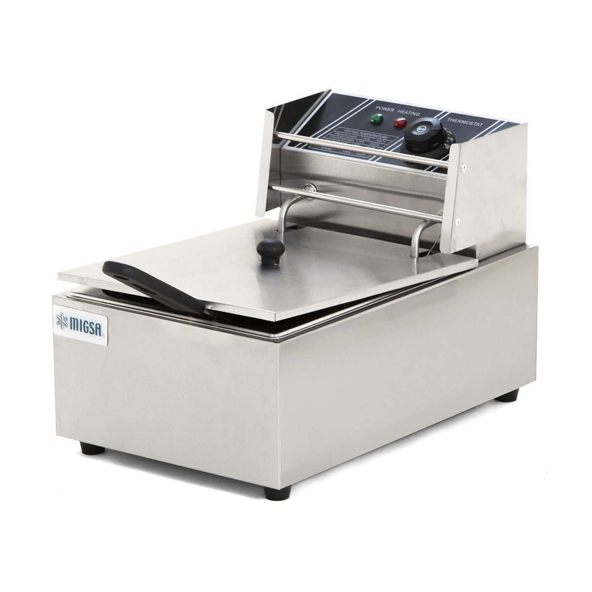 MIGSA Freidora eléctrica de mesa de 6 l — MFE-6