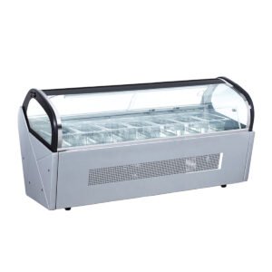 RTD-142L | VITRINA EXHIBIDORA DE HELADOS DE 7 INSERTOS SOBRE MOSTRADOR