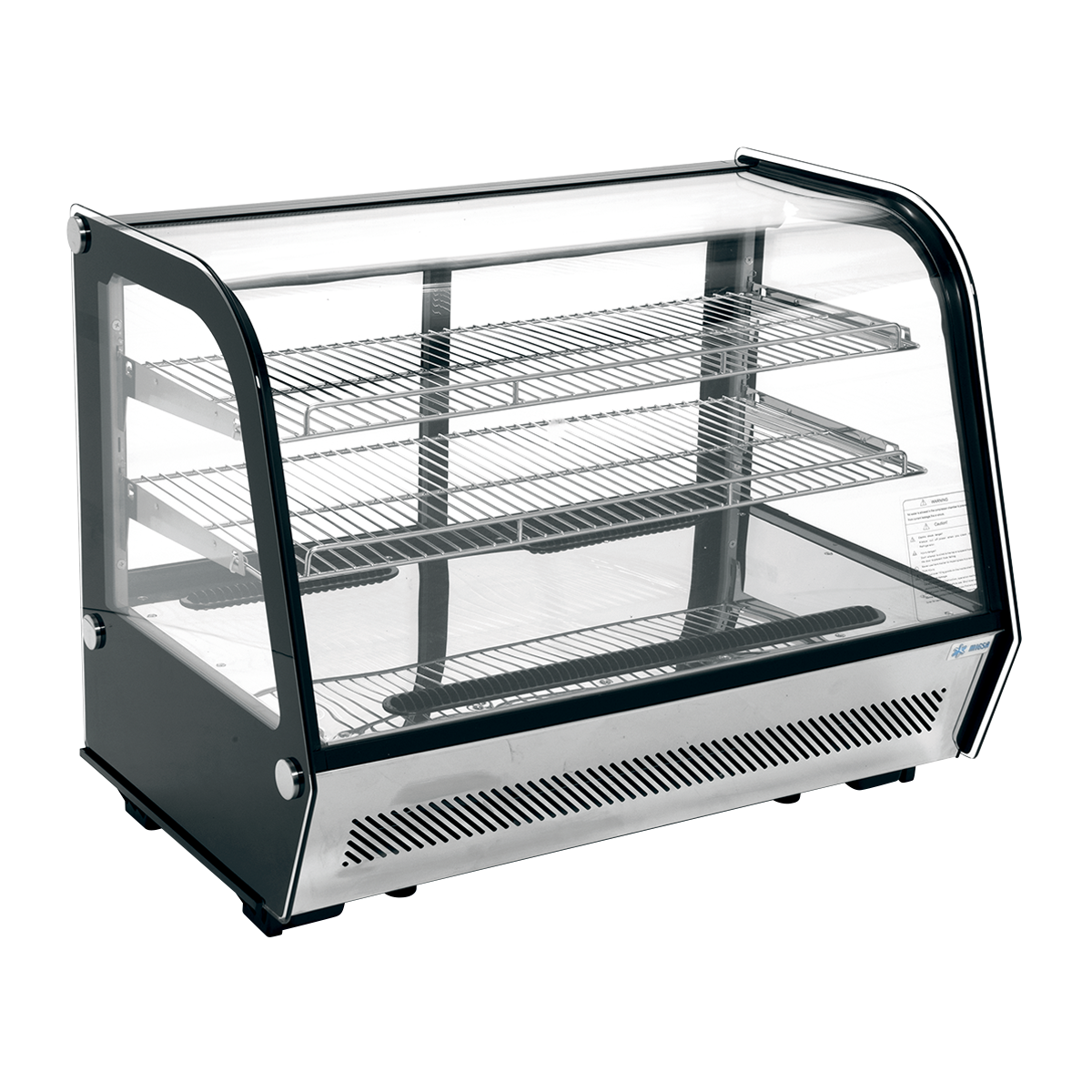 RTW-160L4 | VITRINA REFRIGERADA CRISTAL CURVO CON SISTEMA ANTIEMPAÑANTE FRONTAL