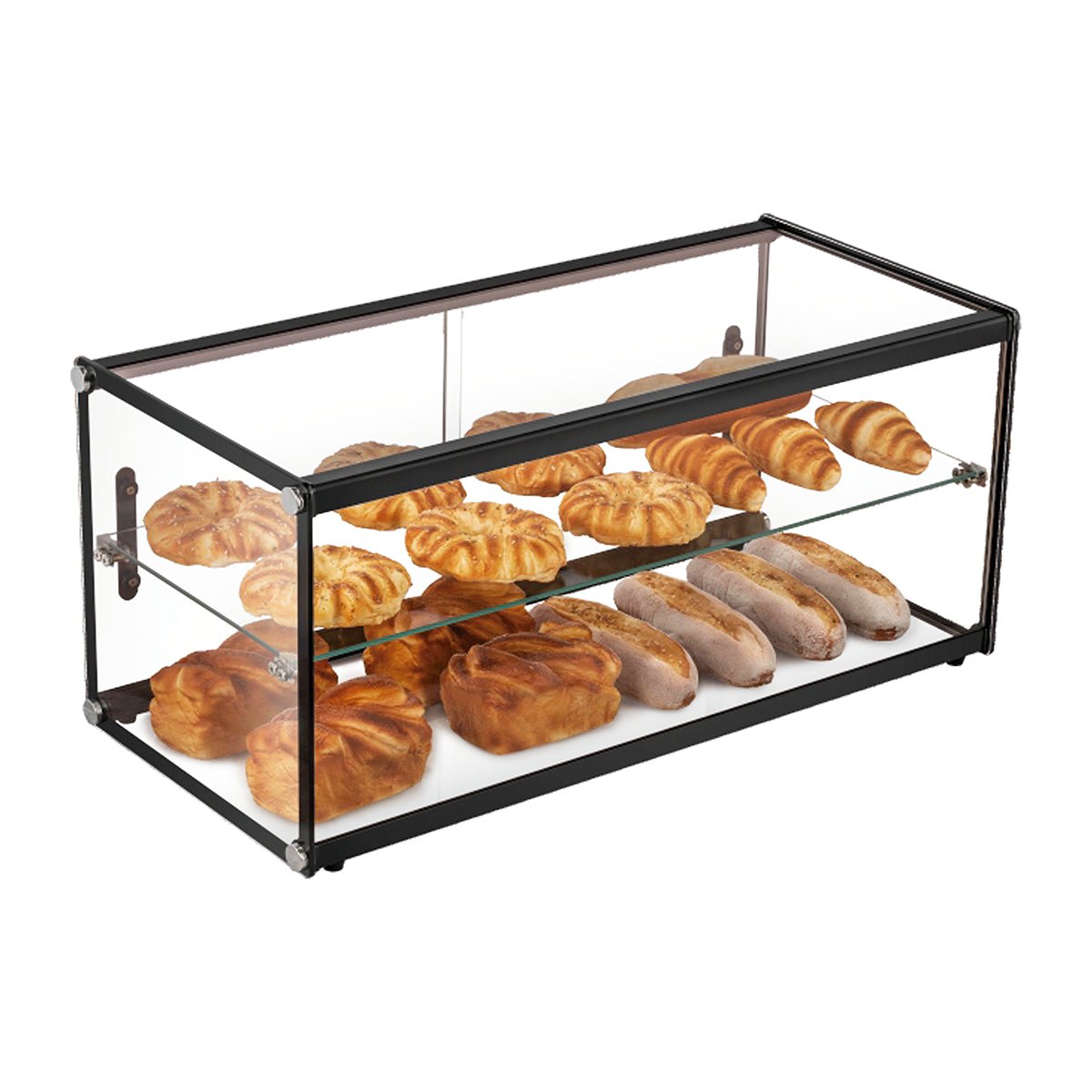 MIGSA Vitrina exhibidora neutra cristal recto — ZW-120