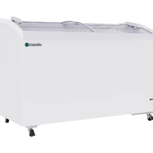 Metalfrío CHC-400 Congelador Horizontal Puerta Cristal Curvo 14 Pies Cúbicos 130.5 Cm
