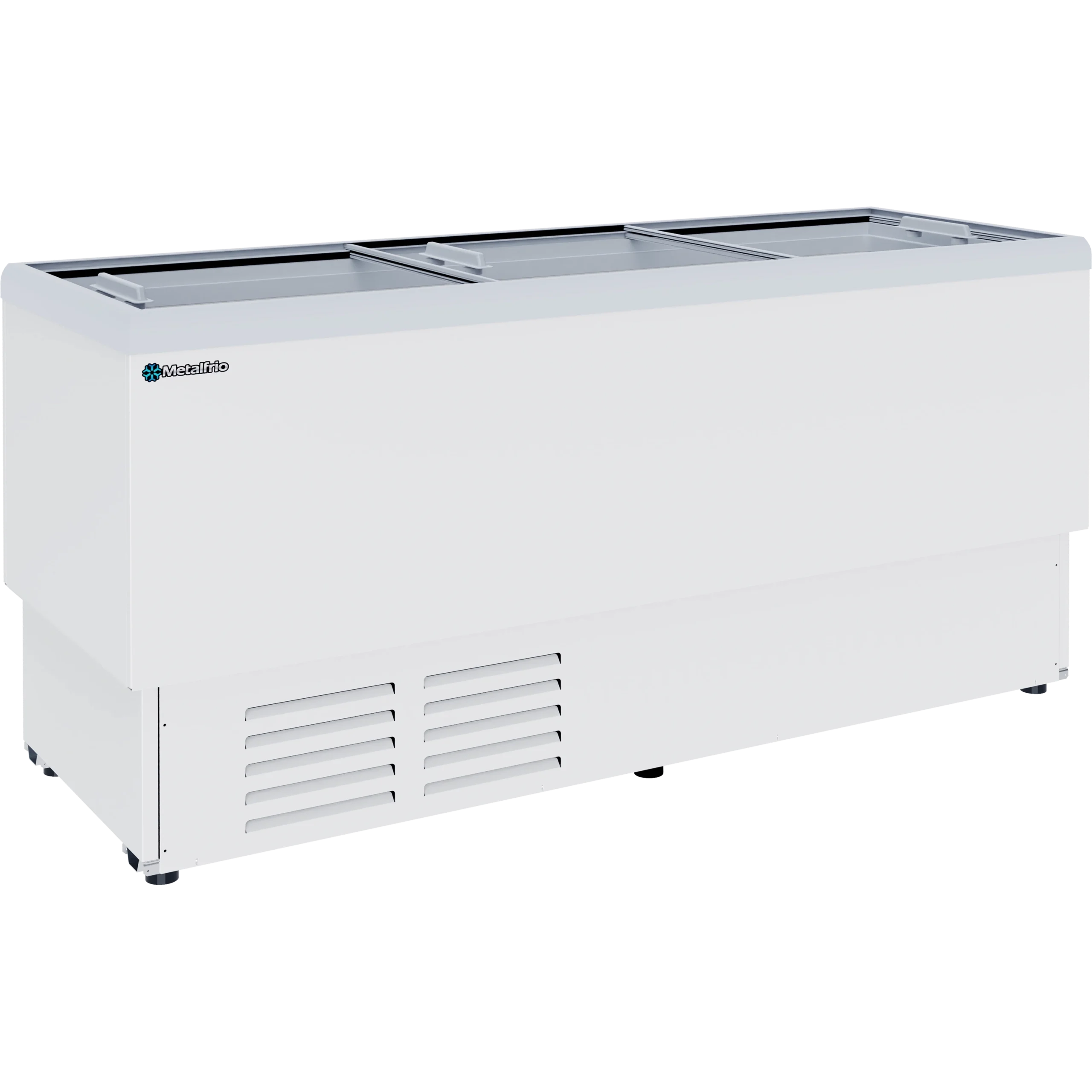 Metalfrío CHV-15 Congelador Horizontal Puerta Cristal Plano 17 Pies Cúbicos 190 Cm