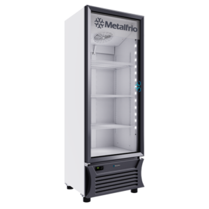 Metalfrío RB270 Refrigerador Vertical 1 Puerta Cristal 12 Pies Cúbicos