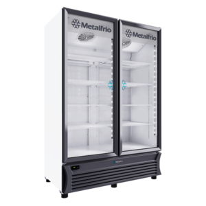 Metalfrío RB800 Refrigerador Vertical 2 Puertas Cristal 42 Pies Cúbicos