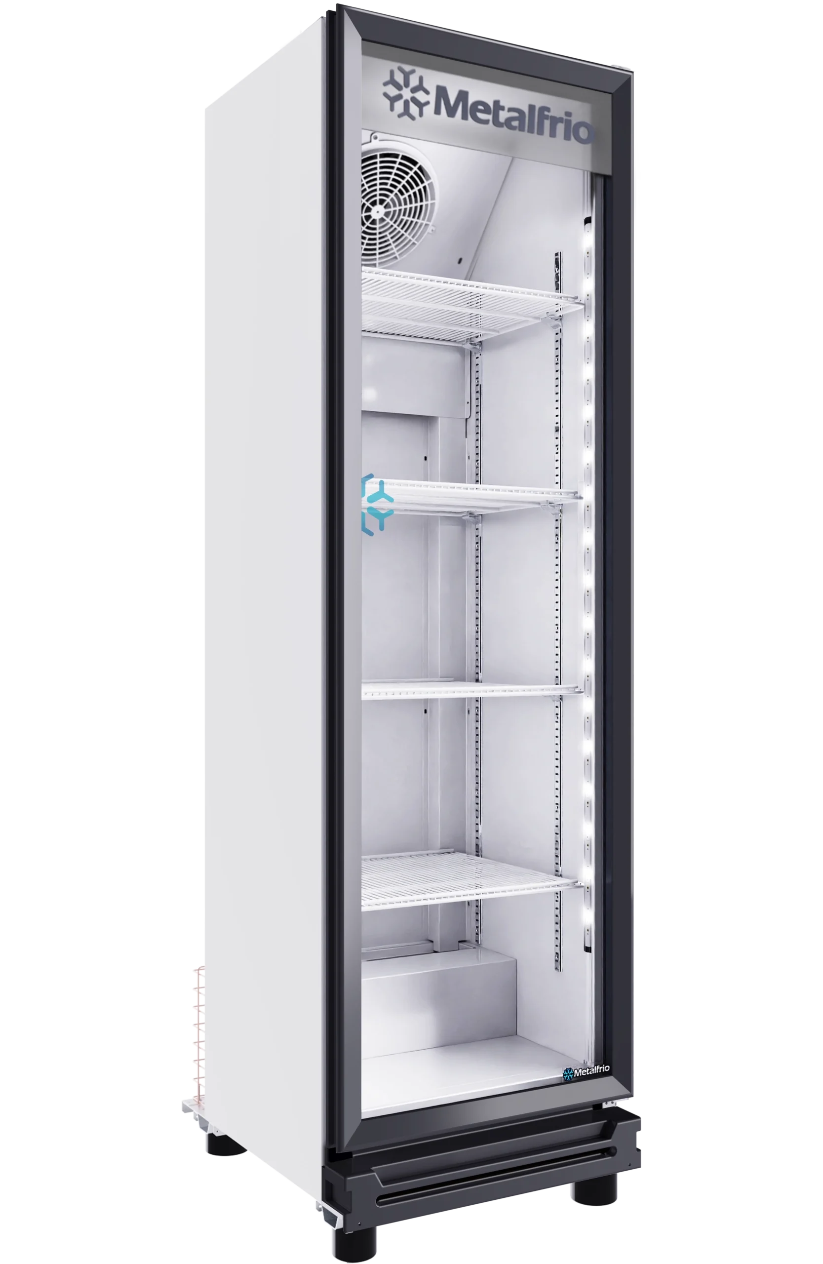 Metalfrío VN-25 Refrigerador Cervecero 1 Puerta Cristal 297 Litros