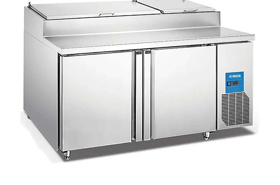 Refrigeración integrada debajo de la superficie.